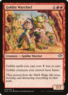Goblin Warchief [Duel Decks: Speed vs. Cunning]-1