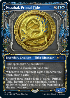 Nezahal, Primal Tide (Halo Foil) [Secret Lair Drop Series]-1