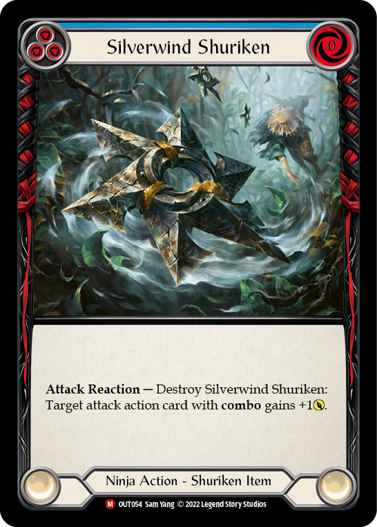 Silverwind Shuriken [OUT054] (Outsiders)  Rainbow Foil-2