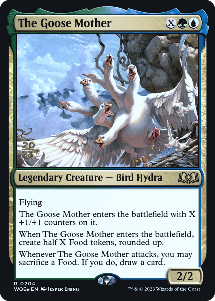 The Goose Mother [Wilds of Eldraine Prerelease Promos]-1