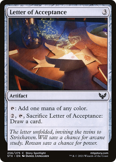 Letter of Acceptance [Strixhaven: School of Mages]-1