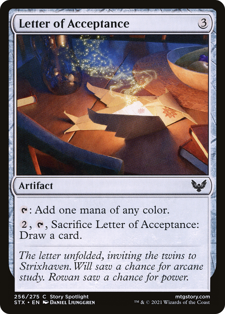 Letter of Acceptance [Strixhaven: School of Mages]-1