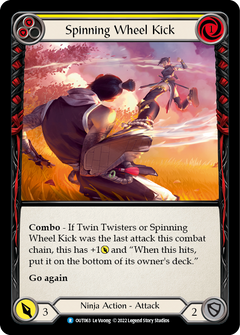 Spinning Wheel Kick (Yellow) [OUT063] (Outsiders)  Rainbow Foil-2