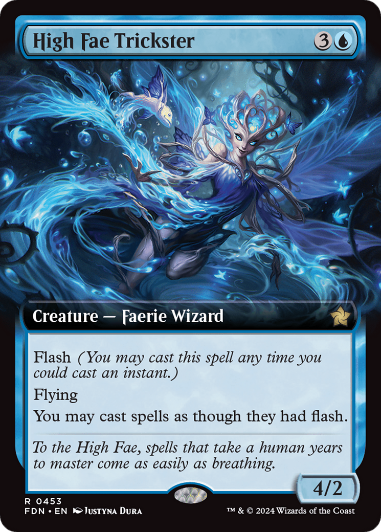 High Fae Trickster (Extended Art) [Foundations]-1