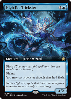 High Fae Trickster (Extended Art) [Foundations]-1