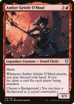 Amber Gristle O'Maul [Commander Legends: Battle for Baldur's Gate]-1