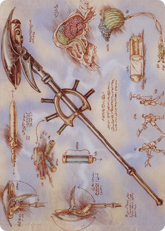 Staff of Domination // Staff of Domination (ABRO-079) - The Brothers' War Art Series (Borderless) Foil-1