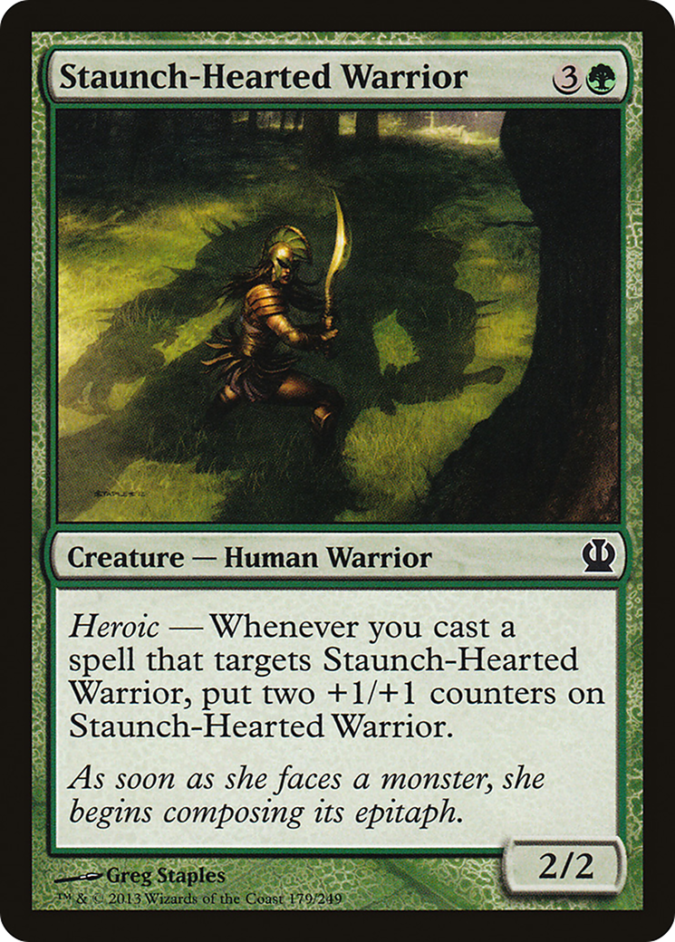 Staunch-Hearted Warrior [Theros]-1