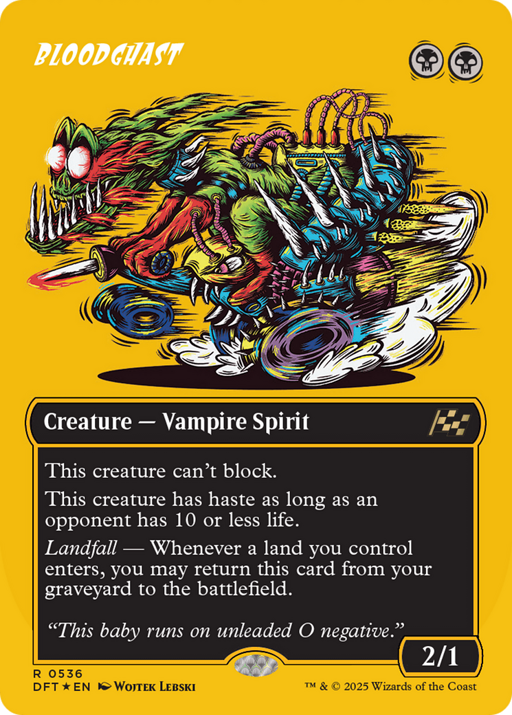 Bloodghast (Borderless) (First-Place Foil) [Aetherdrift]-1
