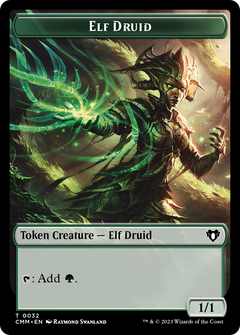 Elf Druid (TCMM-032) - Commander Masters Tokens-1