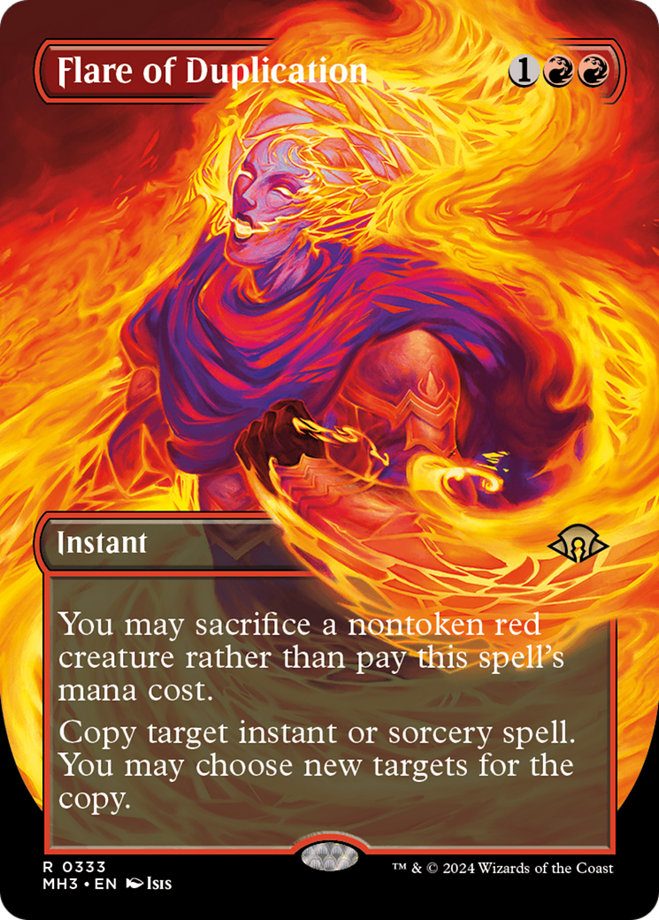 Flare of Duplication (Borderless) [Modern Horizons 3]-1