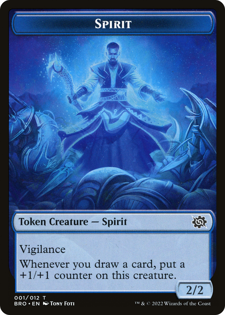 Spirit (TBRO-001) - The Brothers' War Tokens-1