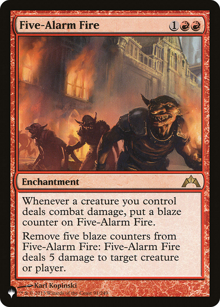Five-Alarm Fire [The List]-1