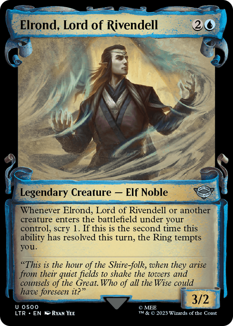 Elrond, Lord of Rivendell [The Lord of the Rings: Tales of Middle-Earth Showcase Scrolls]-1