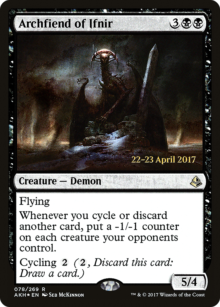 Archfiend of Ifnir [Amonkhet Prerelease Promos]-1