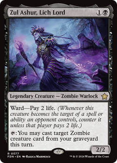 Zul Ashur, Lich Lord (FDN-077) - Foundations Foil-1