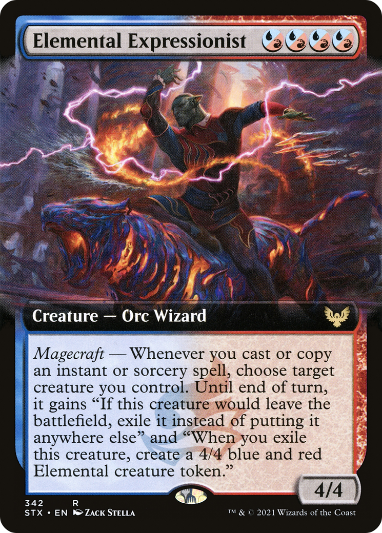 Elemental Expressionist (Extended Art) [Strixhaven: School of Mages]-1