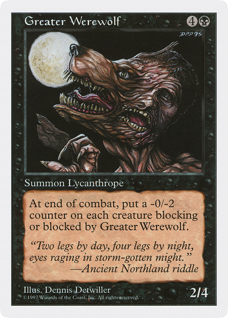 Greater Werewolf [Fifth Edition]-1