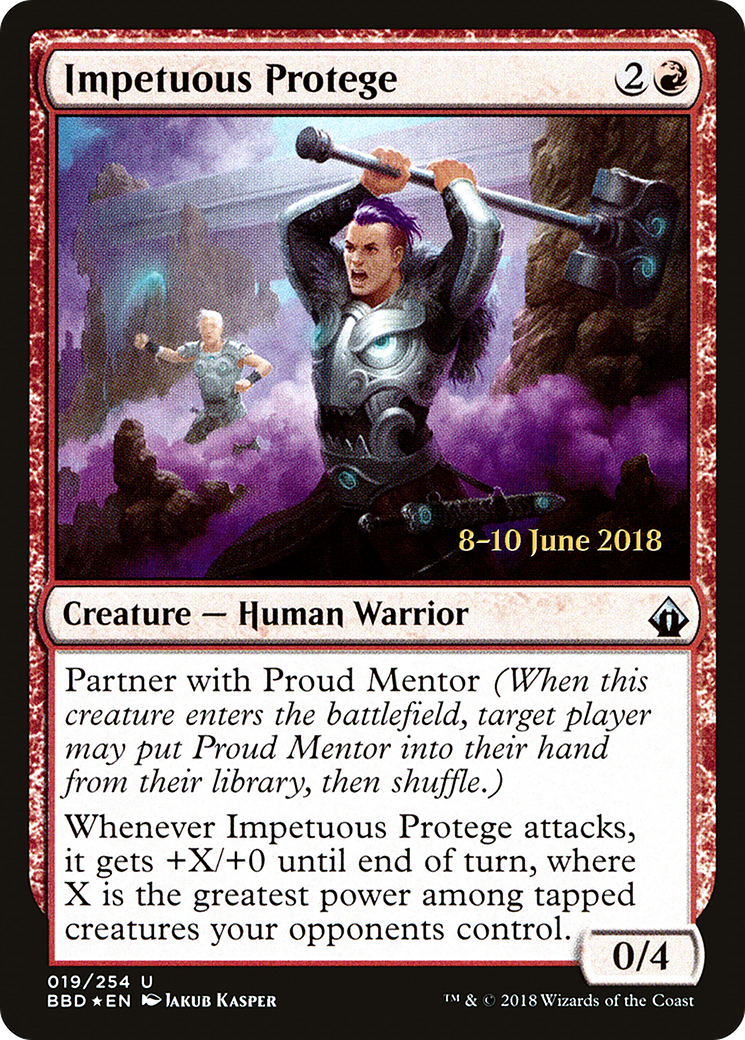 Impetuous Protege [Battlebond Prerelease Promos]-1