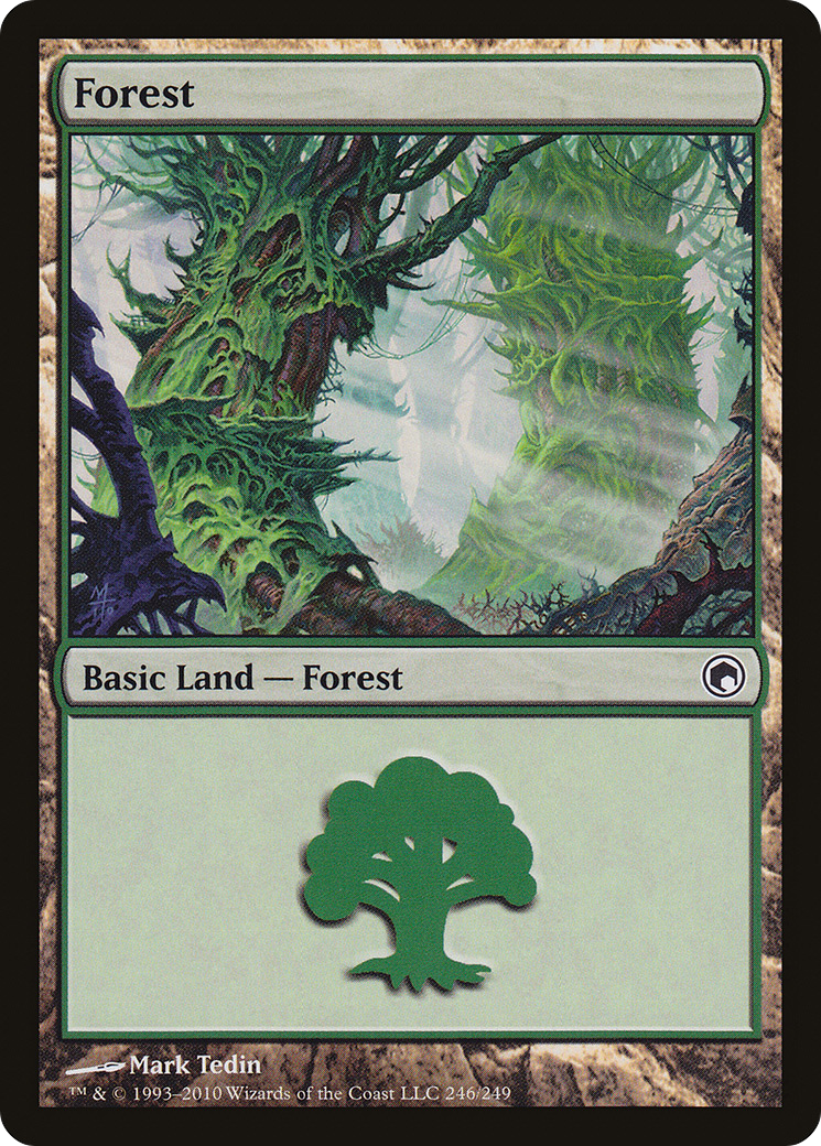 Forest (246) [Scars of Mirrodin]-1