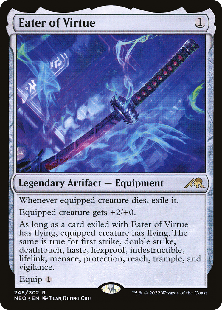 Eater of Virtue (NEO-245) - Kamigawa: Neon Dynasty-1