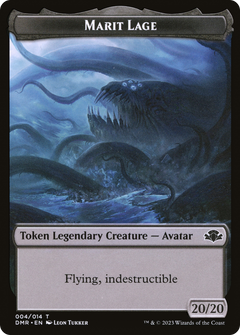 Marit Lage (TDMR-004) - Dominaria Remastered Tokens-1