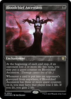 Bloodchief Ascension (CMM-504) - Commander Masters Etched Foil-1