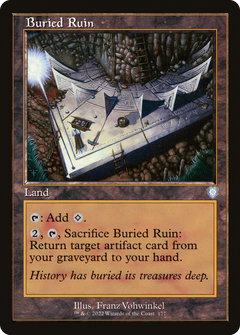 Buried Ruin (Retro) [The Brothers' War Commander]-1