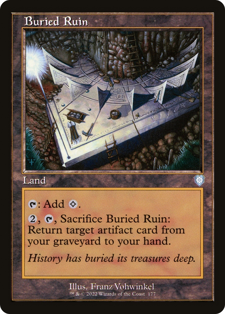Buried Ruin (Retro) [The Brothers' War Commander]-1
