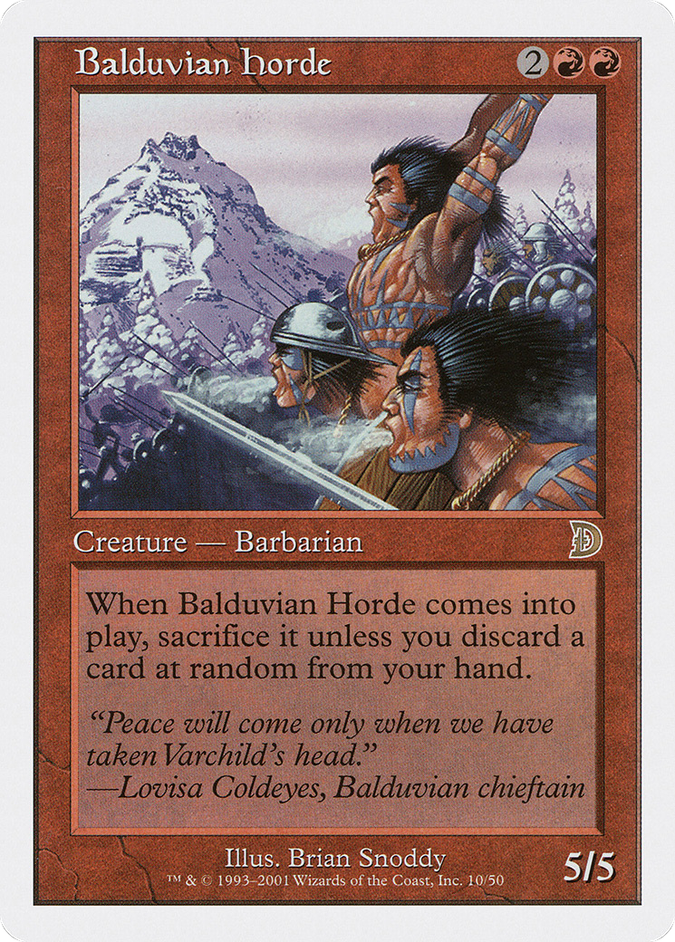 Balduvian Horde [Deckmasters]-1