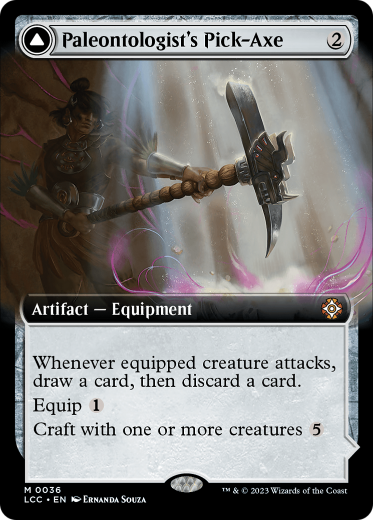 Paleontologist's Pick-Axe (Extended Art) [The Lost Caverns of Ixalan Commander]-3