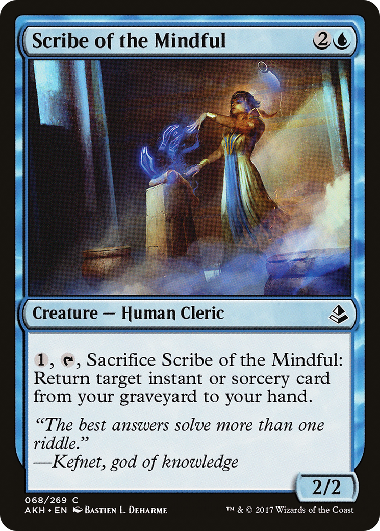 Scribe of the Mindful [Amonkhet]-1