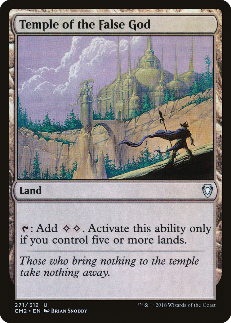 Temple of the False God (271/312) [Commander Anthology Volume II]-1