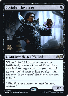 Spiteful Hexmage [Wilds of Eldraine Prerelease Promos]-1