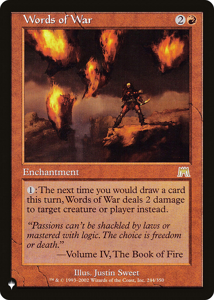 Words of War (LIST-ONS-244) - The List-1