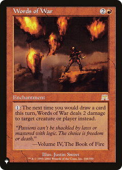 Words of War (LIST-ONS-244) - The List-1