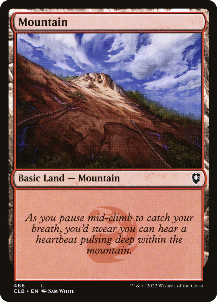 Mountain (466) [Commander Legends: Battle for Baldur's Gate]-1