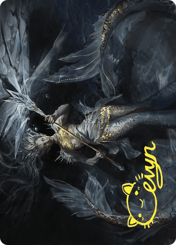Sharae of Numbing Depths // Sharae of Numbing Depths (AWOE-032) - Wilds of Eldraine Art Series (Borderless)-3
