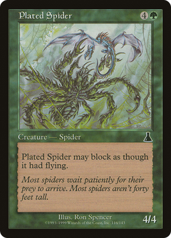 Plated Spider [Urza's Destiny]-1