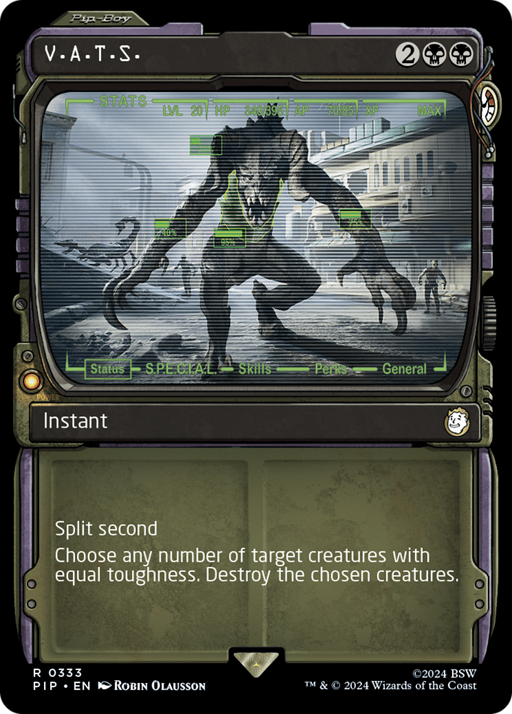 V.A.T.S. (Showcase) (PIP-333) - Fallout: (Showcase) Foil-1