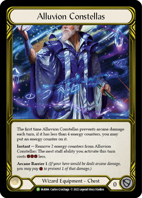 Alluvion Constellas (Golden) [FAB084] (Promo)  Cold Foil-1