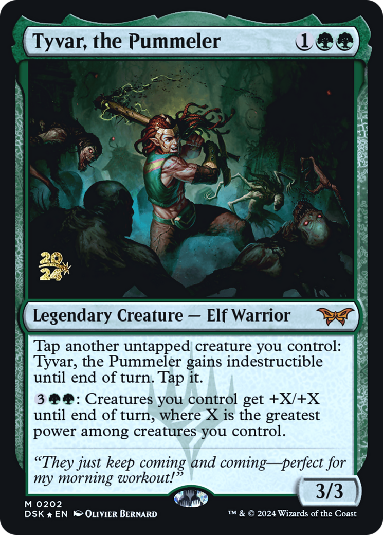 Tyvar, the Pummeler (PRE-202) - Duskmourn: House of Horror Promos Foil-1