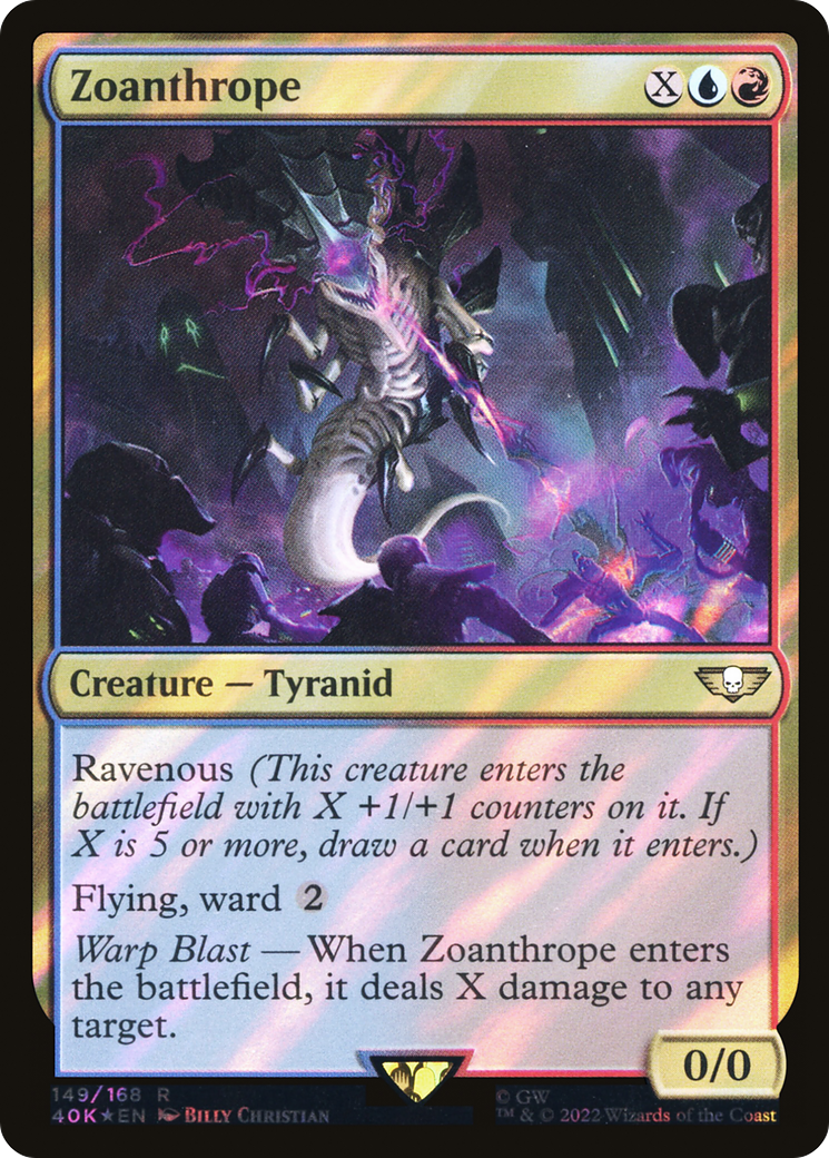 Zoanthrope (Surge Foil) (40K-149) - Warhammer 40,000 Commander Foil-1