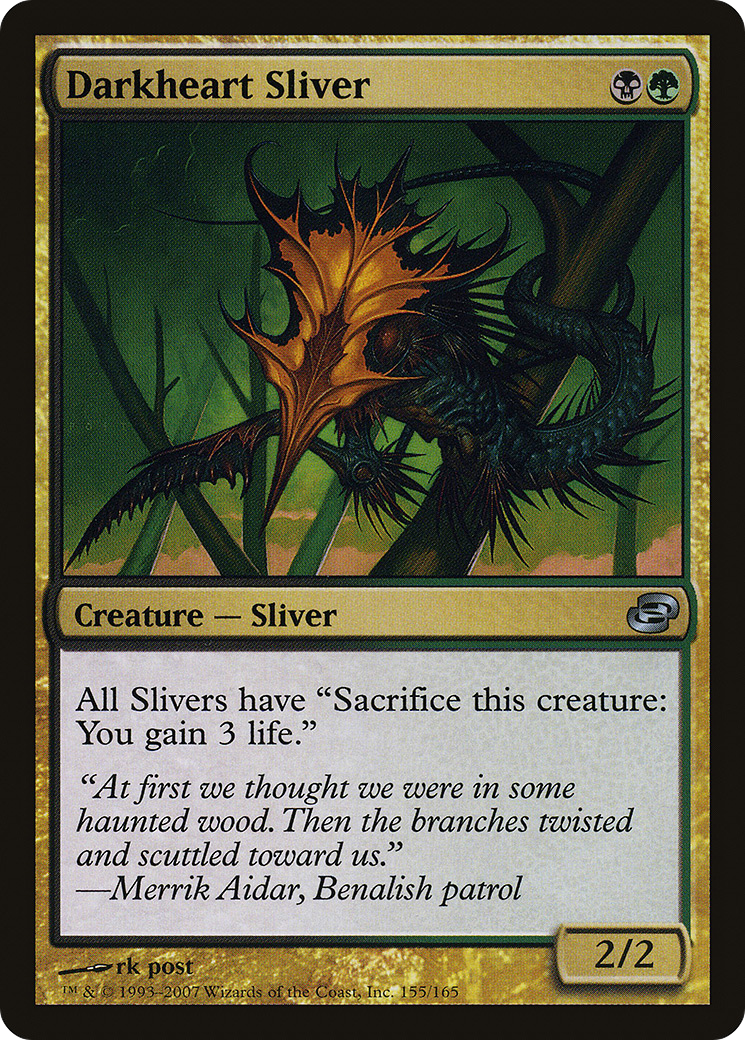 Darkheart Sliver [Planar Chaos]-1