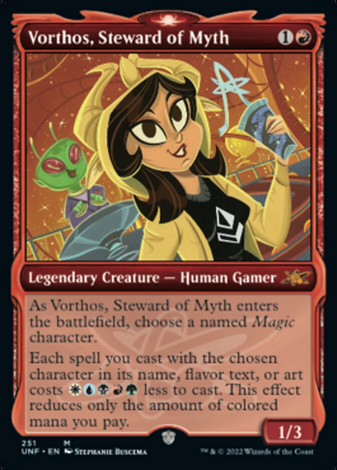 Vorthos, Steward of Myth (Showcase) [Unfinity]-1