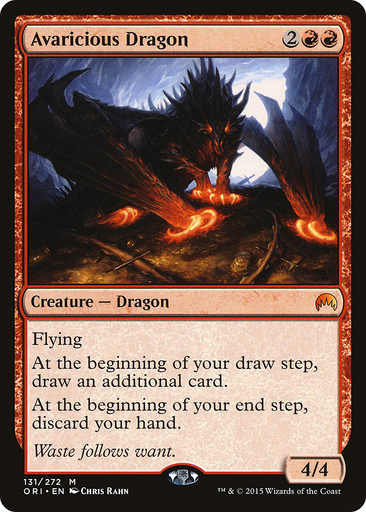 Avaricious Dragon [Magic Origins]-1