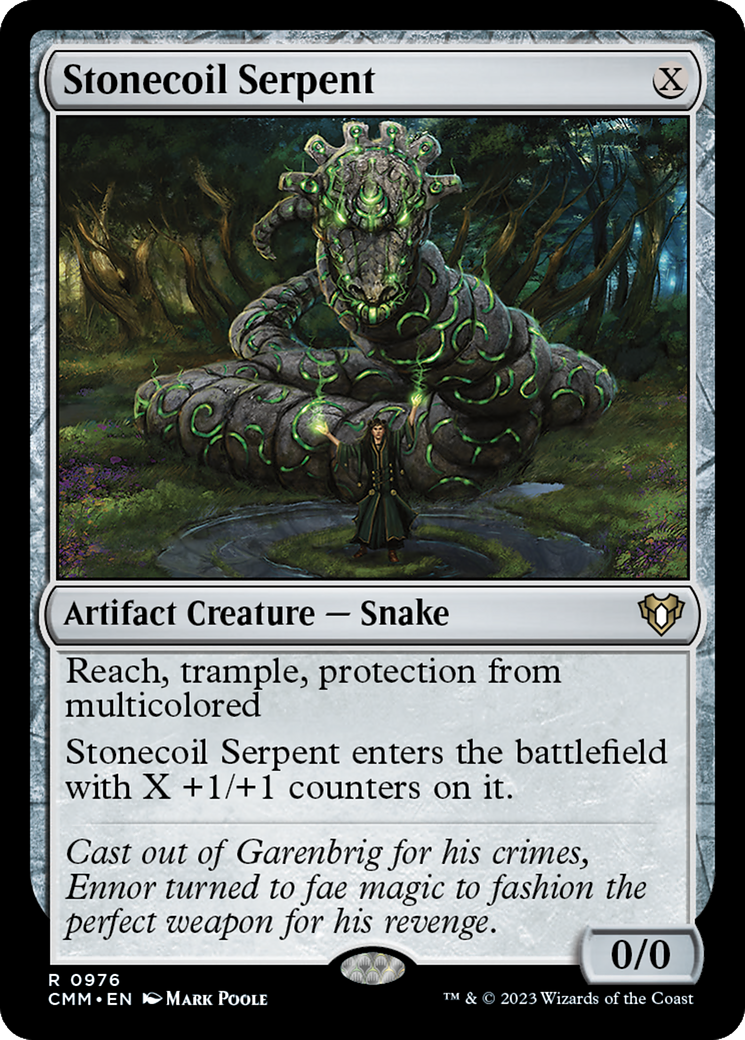 Stonecoil Serpent [Commander Masters]-1