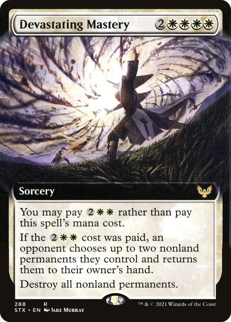 Devastating Mastery (Extended Art) [Strixhaven: School of Mages]-1