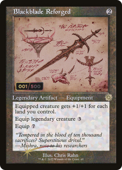 Blackblade Reforged (Retro Schematic) (Serialized) [The Brothers' War Retro Artifacts]-1