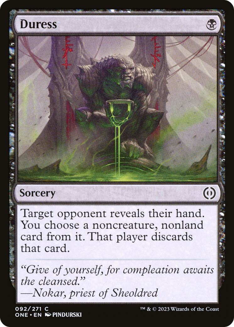 Duress [Phyrexia: All Will Be One]-1